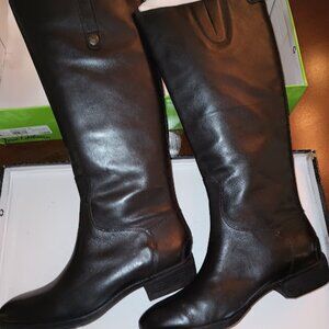 Sam Edelman leather equestrian boots brand new with tags and original box